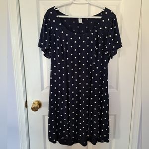 Old Navy Blue Daisy Print Dress